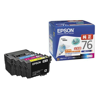 EPSON  インクカートリッジ IC4CL76 4色